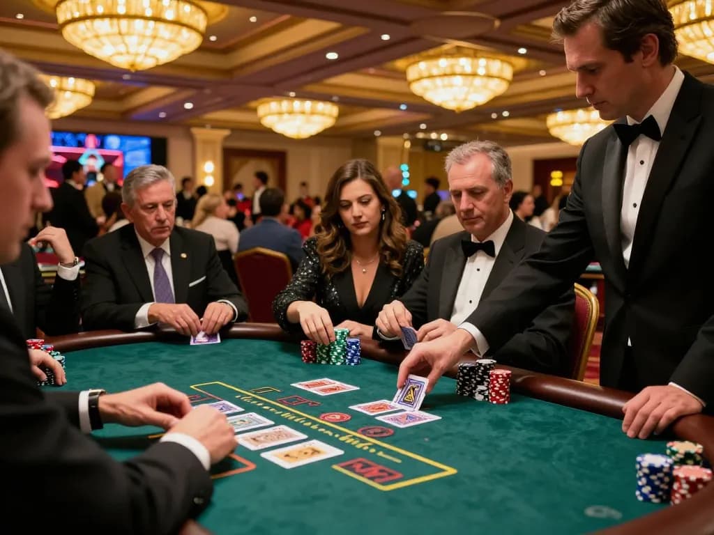 Play blackjack at sc88 with elite players in a luxurious Las Vegas casino atmosphere