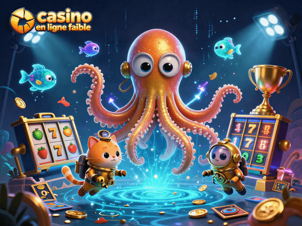Jouer dans un casino en ligne fiable pour gagner avec le kraken et les jeux de machines à sous attrayants.