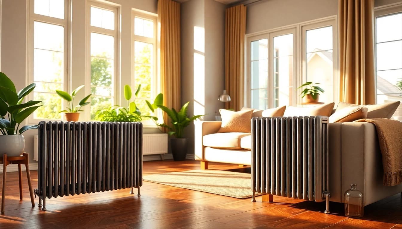 Heizkörper kaufen für modernes Wohndesign mit stilvollem Radiator.