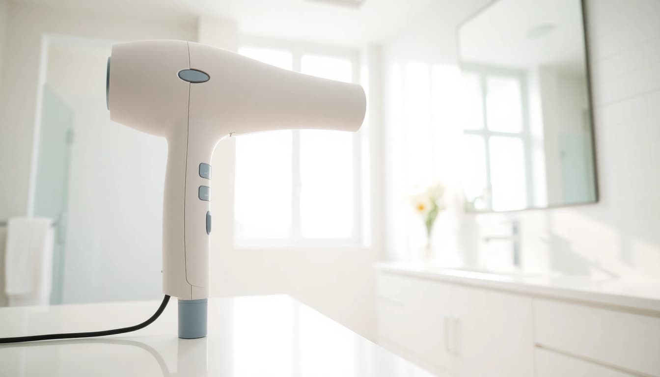 Enhance your styling with an ionic blow dryer featuring a sleek design and advanced technology.