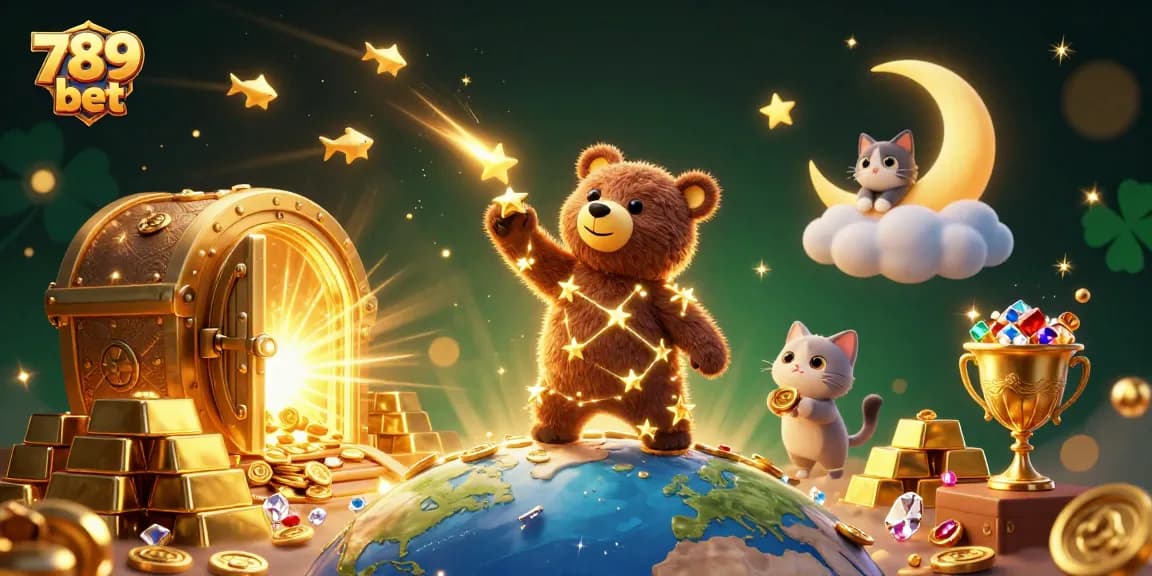 Experience the thrill of 789 bet as you gather fortunes amidst dazzling treasures and lucky stars.