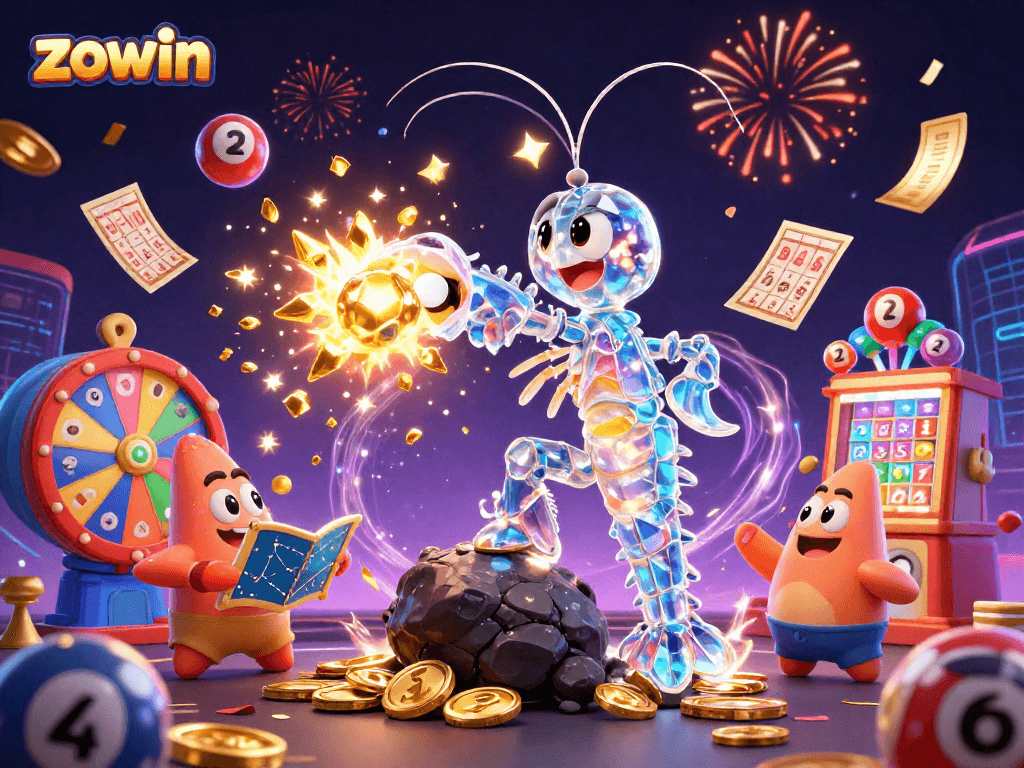 Zowin engages players with vibrant dynamic lottery gameplay and winning opportunities.