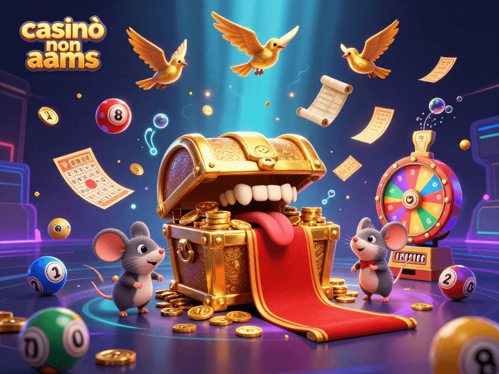 Raggiungi le vincite con fantasiosi casinò non AAMS e gioca a lotterie avvincenti.