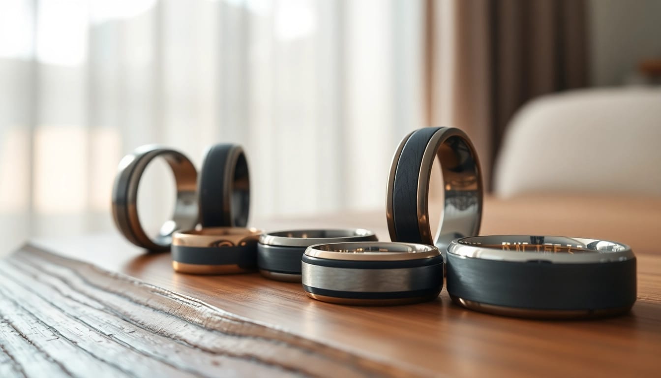 Explore exquisite tungsten rings displayed with elegance and craftsmanship.