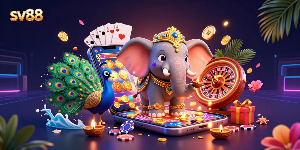Experience vibrant gameplay at sv88 with dynamic slots, colorful characters, and engaging casino elements.