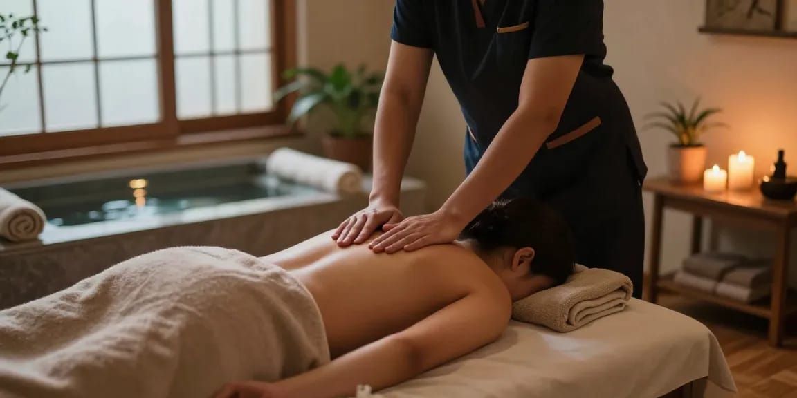 Rejuvenating 수원출장안마 experience in a serene spa setting.