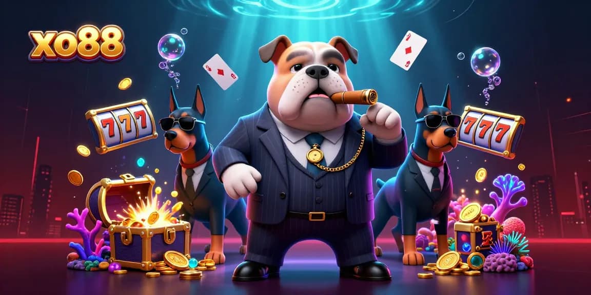 Win big at xo88 with an action-packed scene featuring mafia bosses and casino thrills.