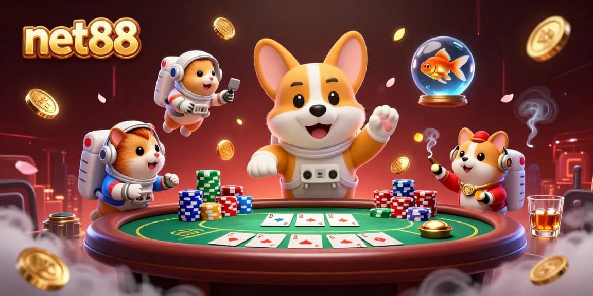 Experience thrilling wins at net88 with a cosmic poker adventure featuring fun characters!