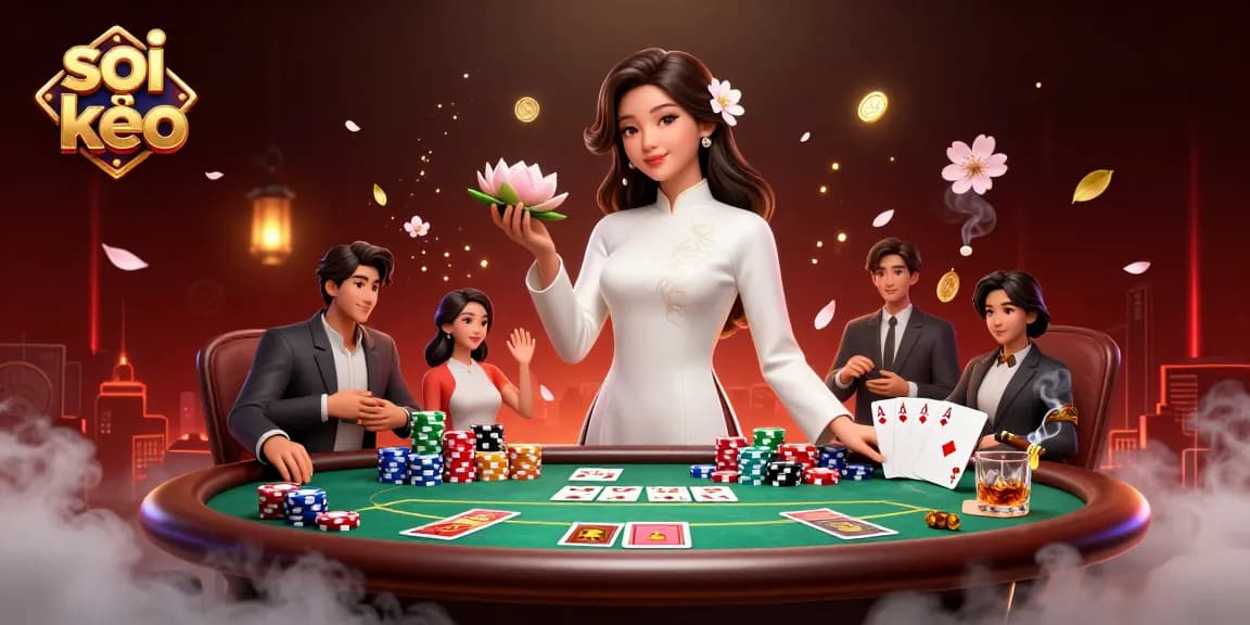 Engage with soi kèo for expert sports betting insights with a striking visual of Asian elegance.