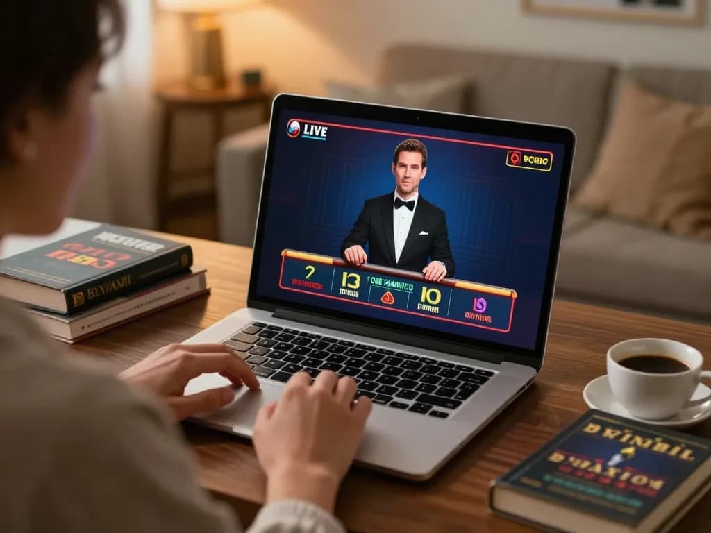Engaging in live dealer games on rik vip platform from a cozy home office