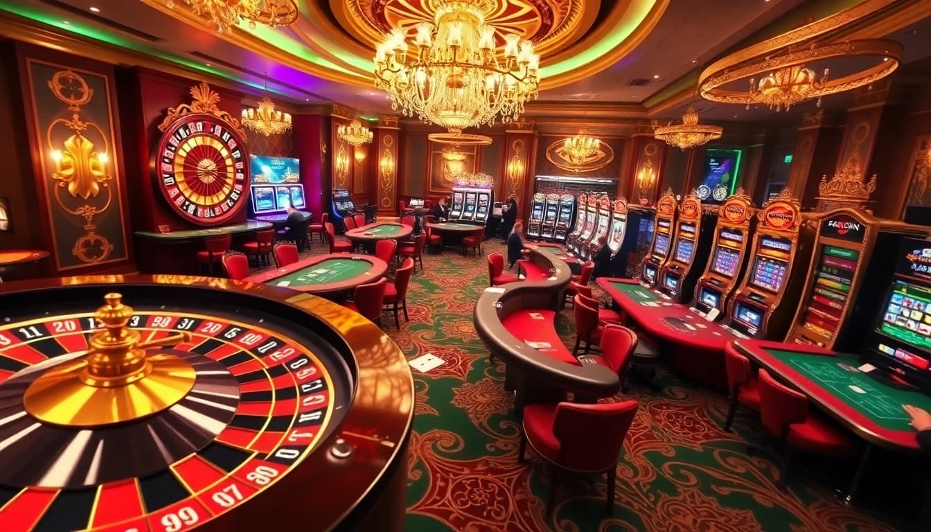Experience thrilling casino action at SAY88, featuring roulette, poker, and vibrant slots.