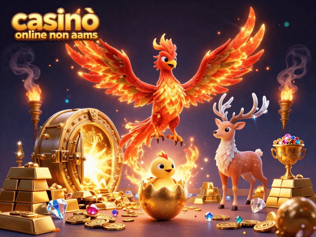 Gioca nei casinò online non AAMS con la fantastica rappresentazione di un'illustrazione 3D che cattura l'emozione del gioco d'azzardo.