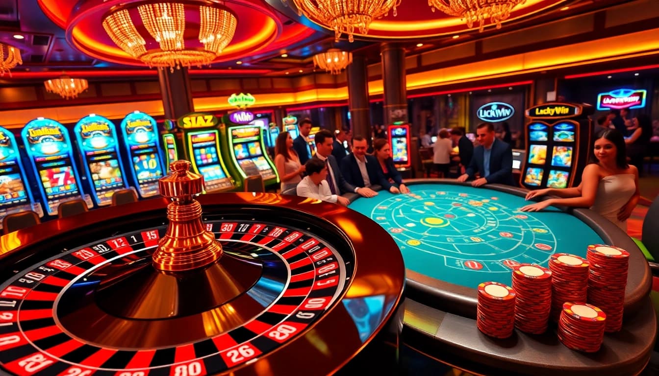 Experience the thrill of LuckyWin with vibrant slots and an exhilarating casino atmosphere.