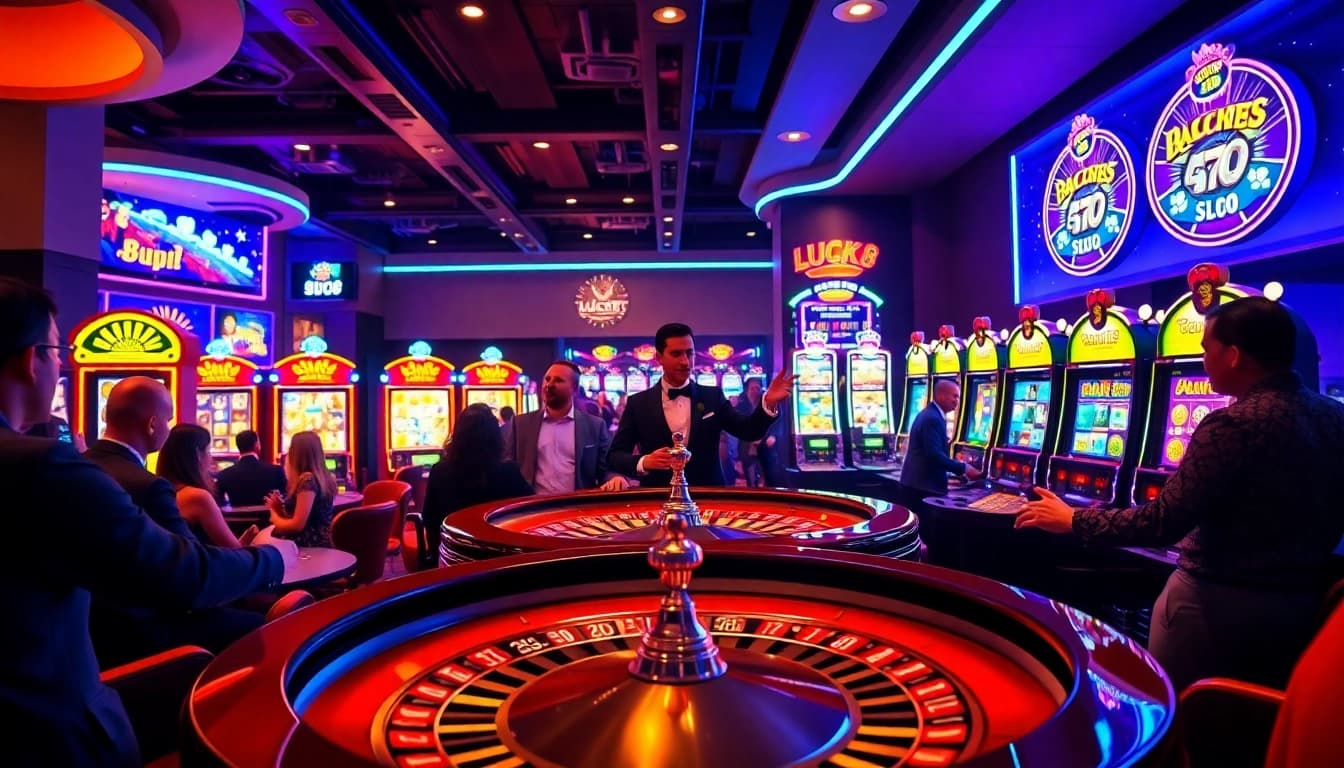 Experience the excitement of LUCK8 featuring lively tables, vibrant slots, and engaging players.