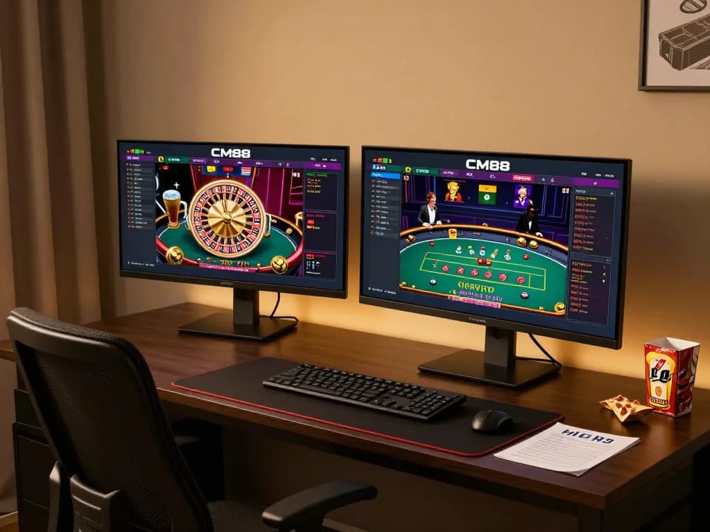 Engaging CM88 online casino scene showcasing strategic gameplay and dynamic gaming interfaces.