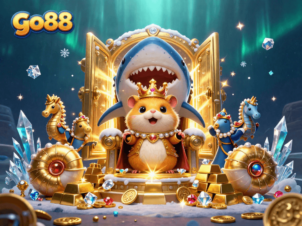 Experience winning thrills at go88 with a fierce hamster king and treasure in stunning 3D!