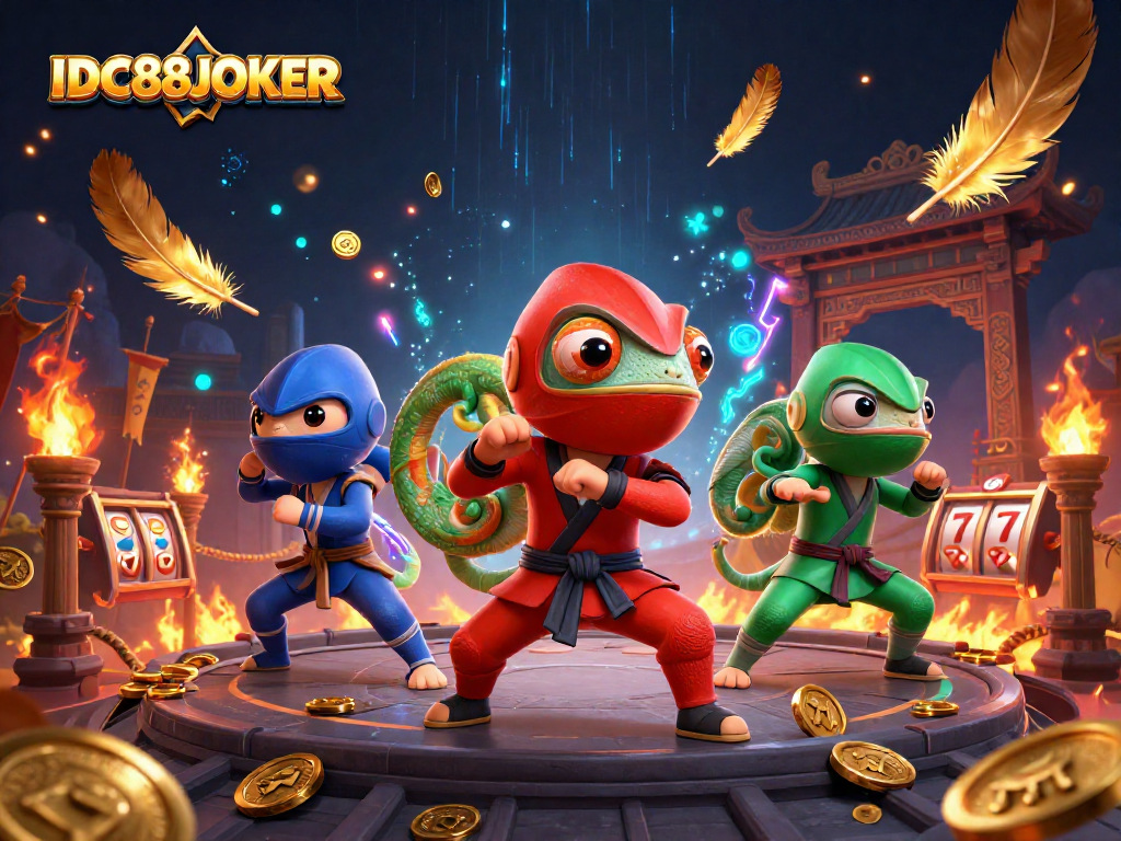 Experience thrilling gameplay at IDC88JOKER with vibrant casino elements and dynamic energy.