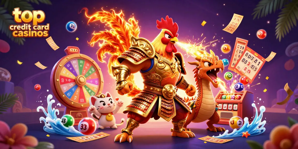Engage with top credit card casinos featuring dynamic characters in an exciting gaming scene.