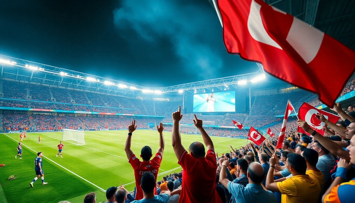 Lịch thi đấu bóng đá Europa League 2025/2026 mới nhất showcased with fans cheering in a vibrant football stadium.