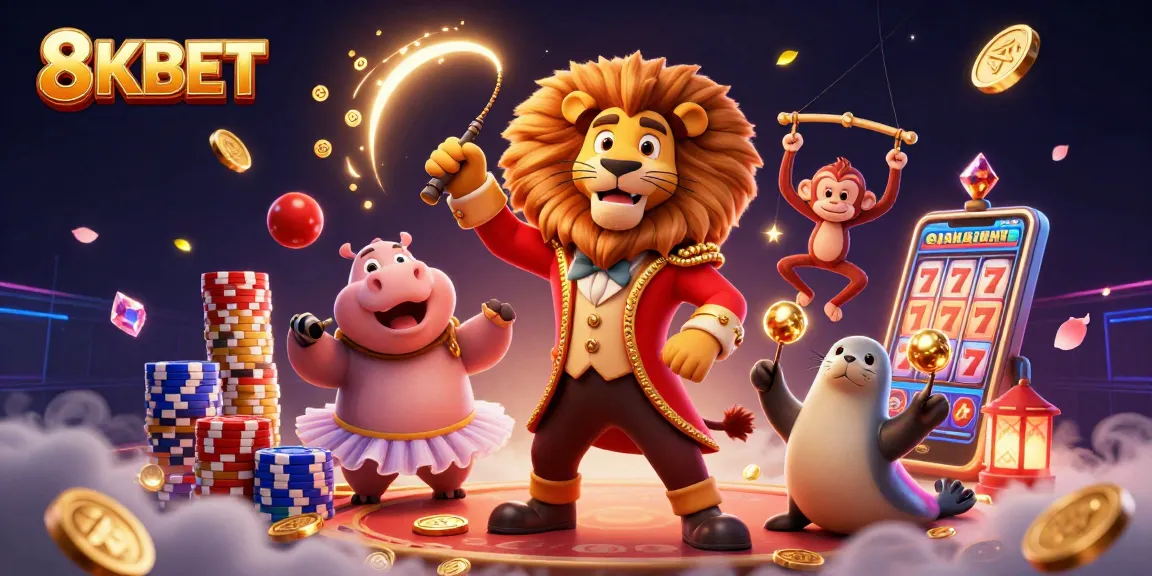 Play thrilling games at 8KBET with vibrant characters and exciting casino elements.