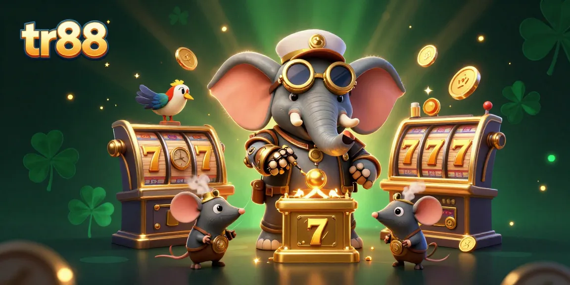 Experience thrilling slot action at tr88 with steampunk characters and dynamic casino elements.