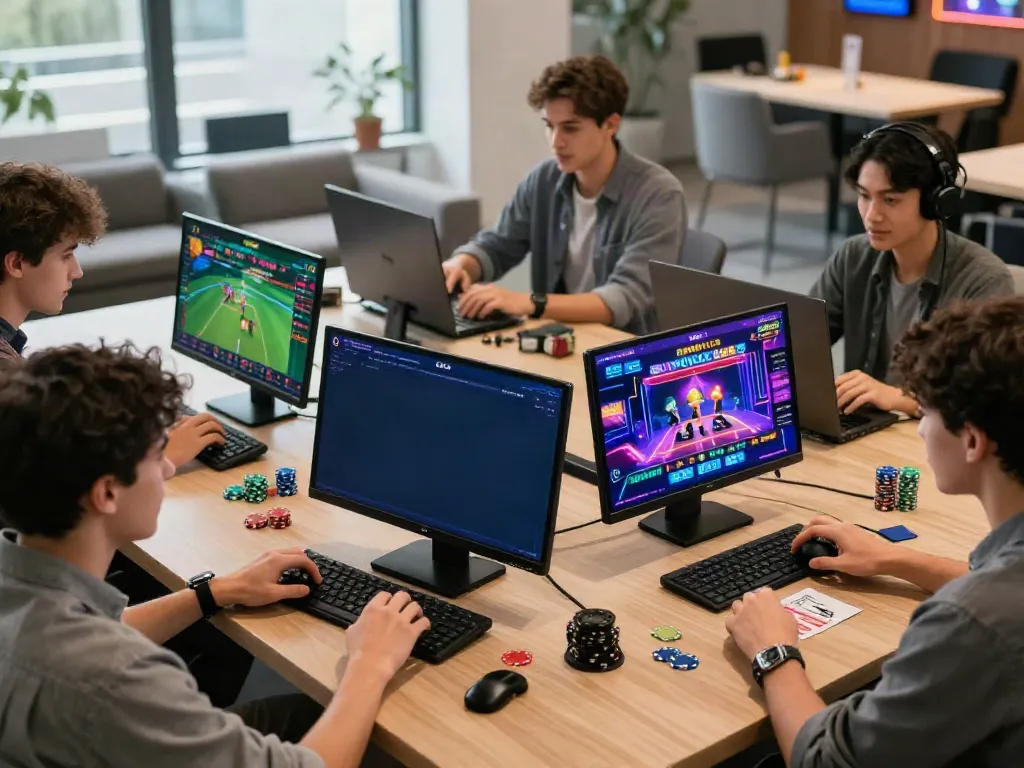 Engaged players enjoying their experience on the Net88 gaming platform.