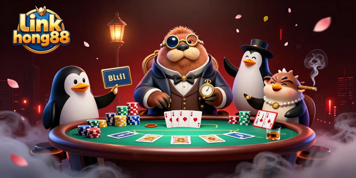 Play poker with the entertaining creatures as link hong88 enhances your gaming experience underwater.