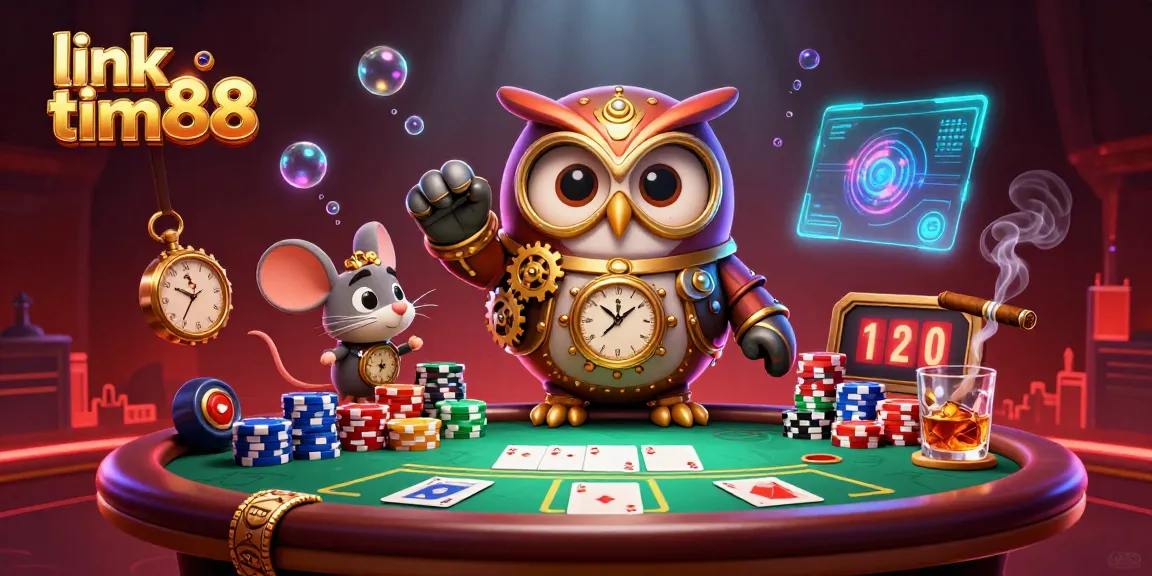 Experience thrilling bets and gameplay with link tim88 in a vibrant casino setting featuring cards and chips.