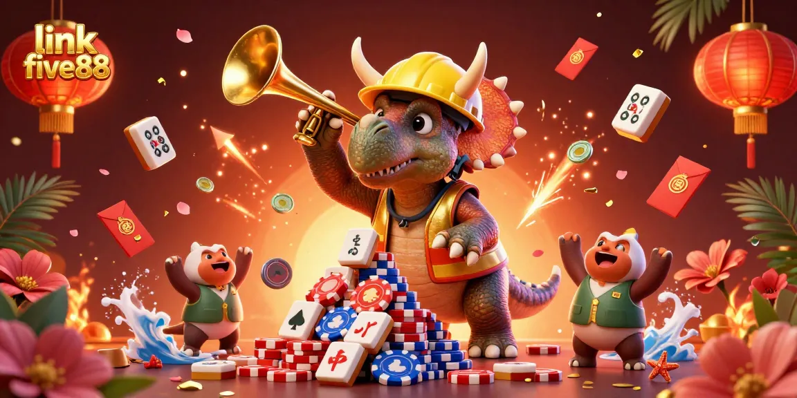Cheer for winning moments at link five88 with lively casino celebrations and festive decorations.