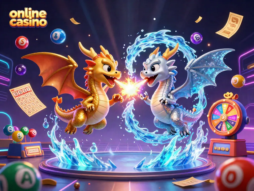 Disfruta de una experiencia emocionante en un casino online con dragones y bolas de lotería.