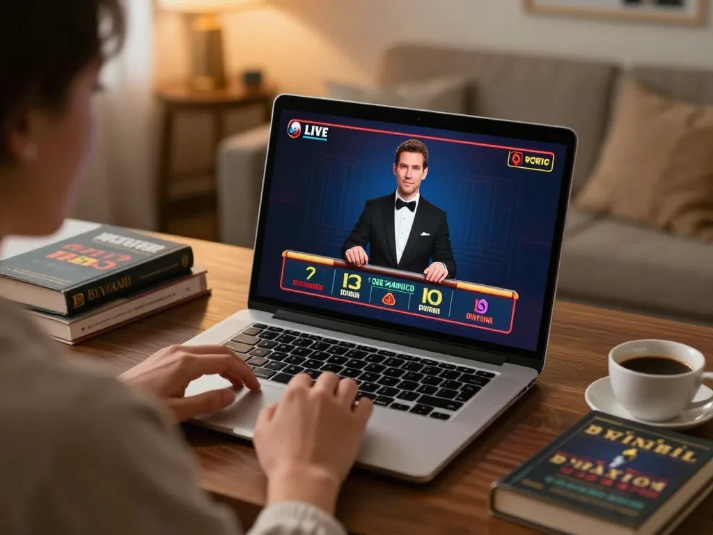 Engaging in live dealer games on rik vip platform from a cozy home office