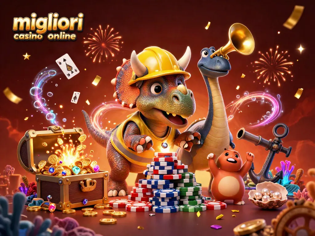 Migliori casino online: gioca e vinci con triceratopo e festeggiamenti alla roulette!