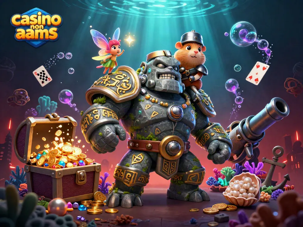Giocare in un casino non AAMS con una vivace scena 3D di avventure e magie.