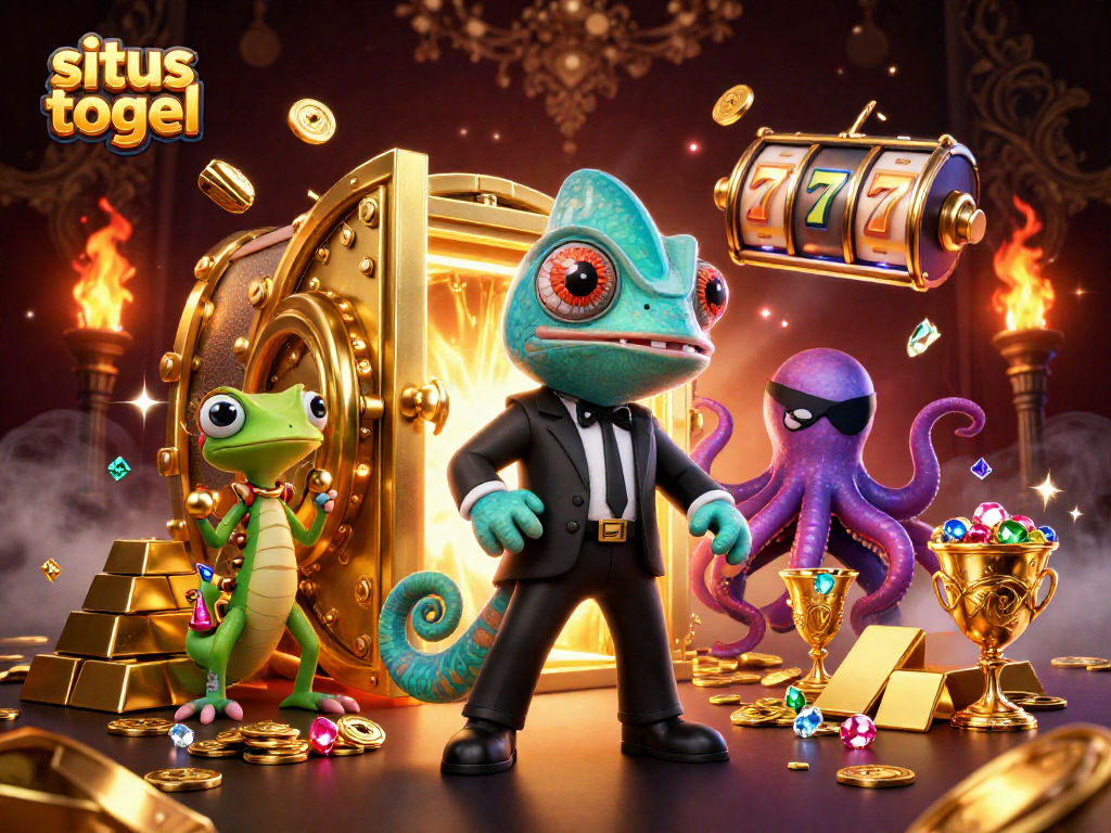 Experience winning moments in situs togel with exciting slot reels and treasure elements.