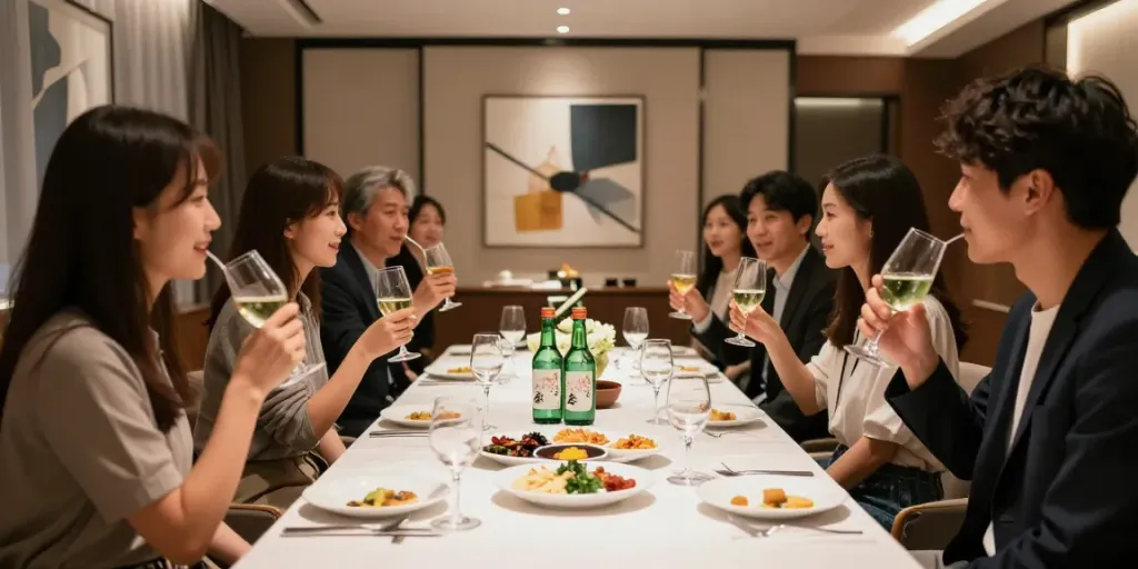 강남 구구단에서 친구들과 함께 즐거운 시간을 보내는 모습