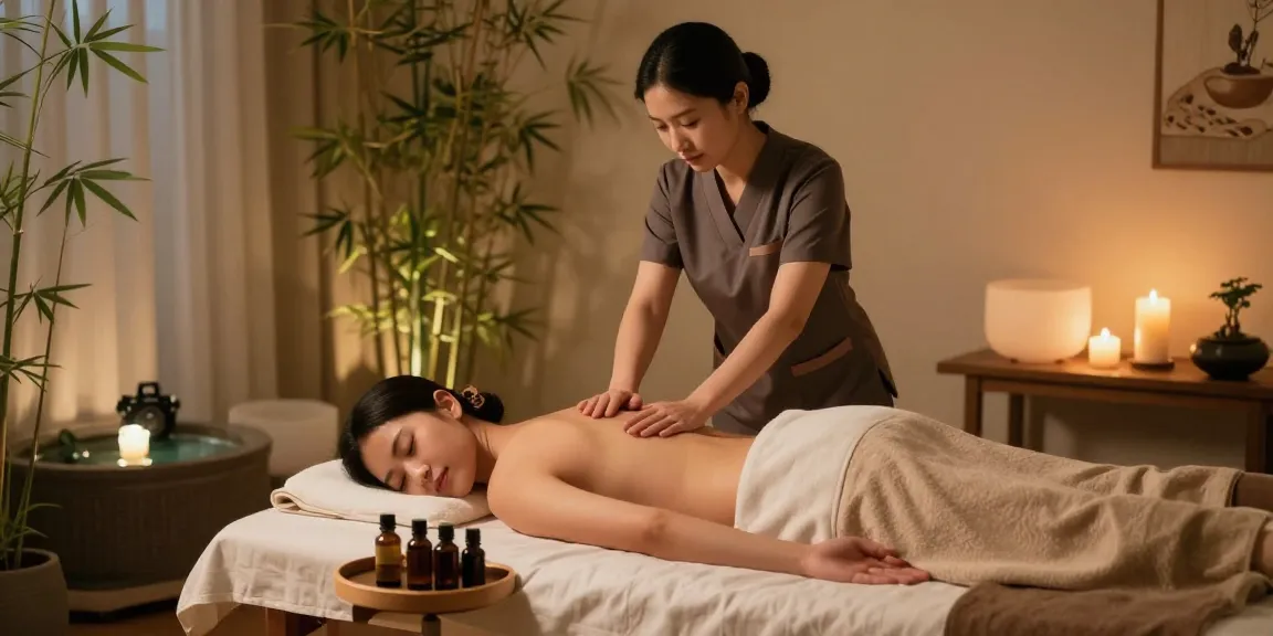 Relaxation and comfort during 의정부출장안마 session in tranquil massage studio.
