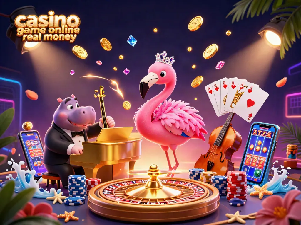 Experience the vibrant world of casino game online real money with lively characters and thrilling gaming elements.