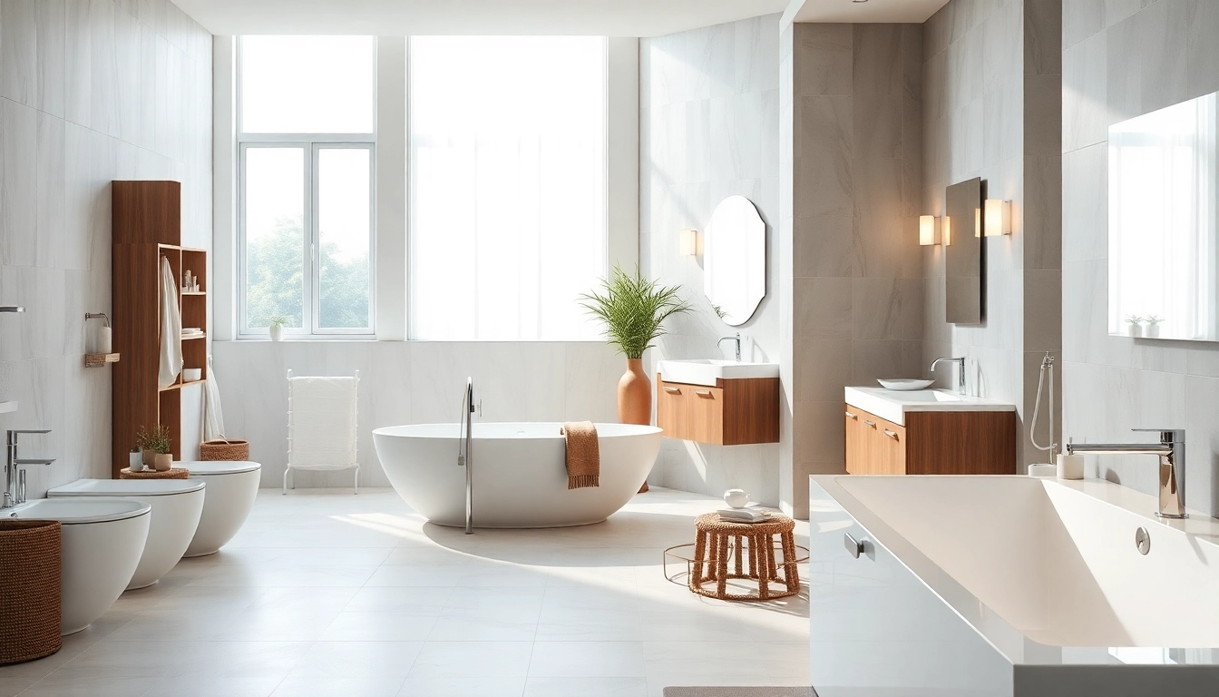 Sanitärinstallationen von sonni sanitär in modernem Badezimmer, das Eleganz ausstrahlt.
