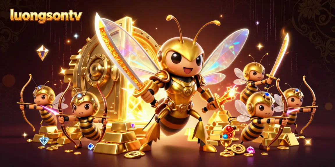Experience thrilling live sports streaming at luongsontv with golden treasures and vibrant action.