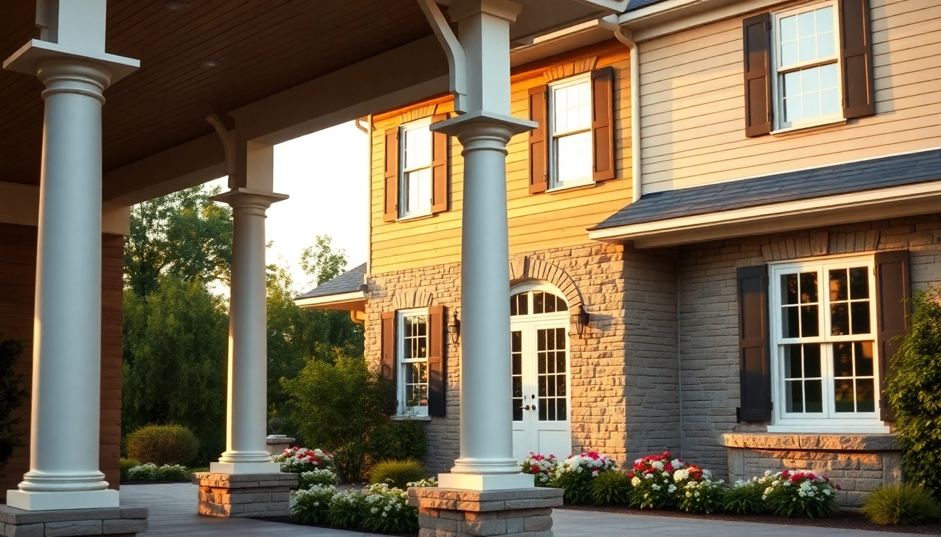 Showcasing a colonial addition that enhances classic architecture with elegant design.