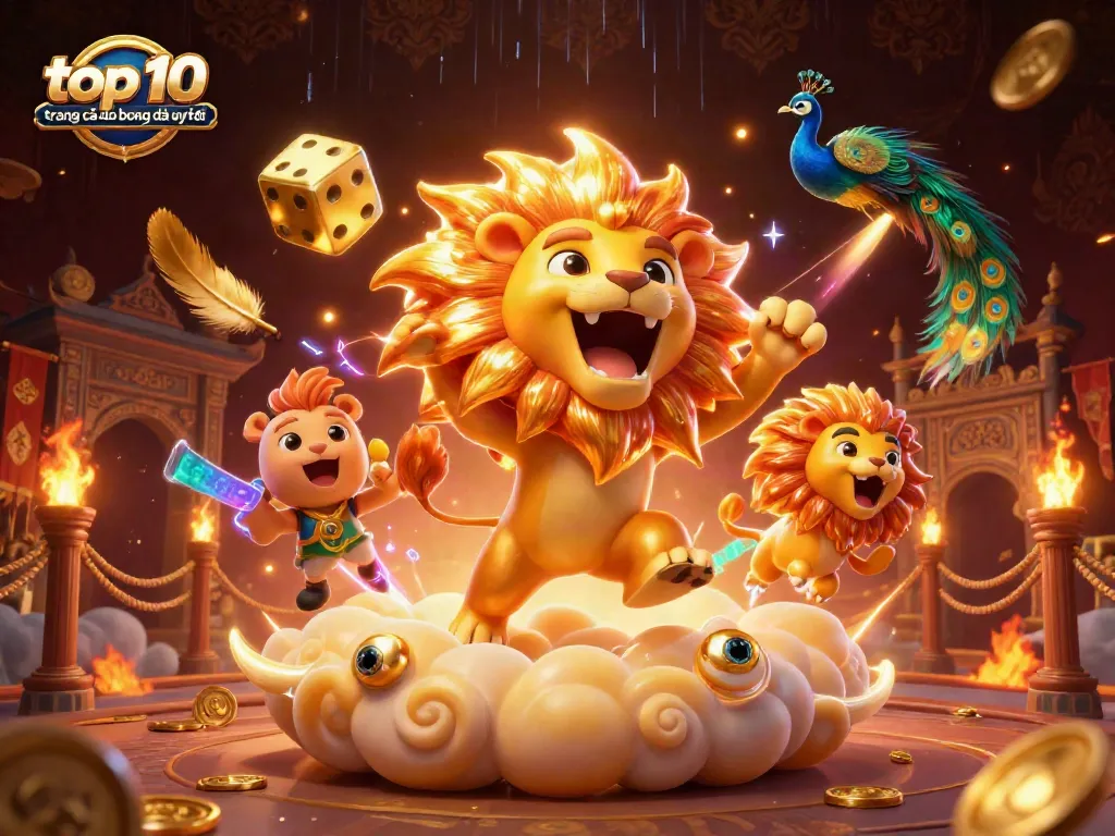 top 10 trang cá độ bóng đá uy tín trong một hình ảnh sống động đầy màu sắc với các yếu tố cược thể thao