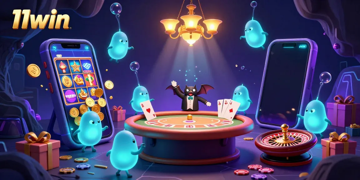 Experience thrilling 11win action in a vibrant cave casino filled with glowworms and exciting games.