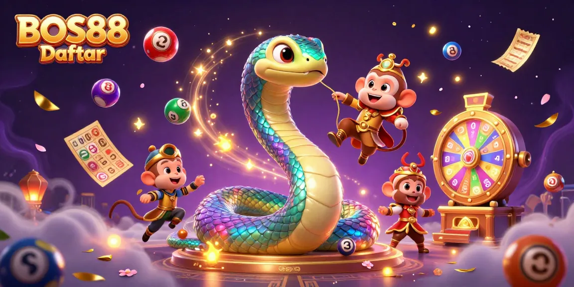 Bermain di BOS88 Daftar dengan simbol slot menarik dan suasana penuh cahaya